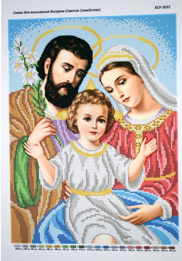 schema brodat sfinta familie