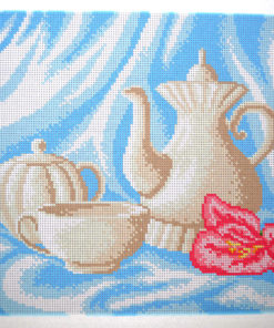 schema brodat set complet de ceai