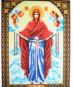 schema brodat mijlocirea maicii domnului