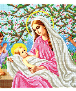 schema brodat maica domnului in gradina