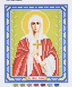 Broderie Sfânta Sofia – format A5, 3,437 mărgele.