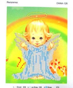 DANA126 Broderie cu margele "Inger"