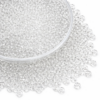 Mărgele Preciosa 10/0 cod 00050 alb transparent ambalaj angro, perlă, ideale pentru broderii mari și ateliere handmade.