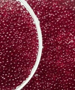 Mărgele Preciosa 10/0 cod 90090 rosu transparent ambalaj angro, perlă, ideale pentru broderii mari și ateliere handmade.
