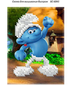 Broderie cu margele Spiriduș A6 dimenisune 8,7x11,8 cm, 5 de culori, 1,117 margele