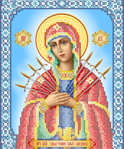 Broderie Maica Domnului cu 7 Săgeți – format A4, 5,281mărgele.