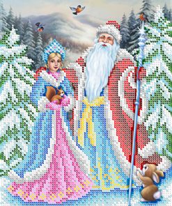 Broderie cu mărgele Revelion A4 dimensiune 19x23 cm, 20 de culori, 6,152 mărgele.