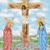 Broderie Răstignirea lui Iisus – format A4, 7,929 mărgele.