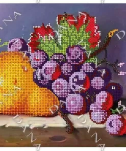 DANA2431 Broderie cu margele"Fructe"