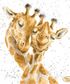 TA502 PERECHE GIRAFA 30X30