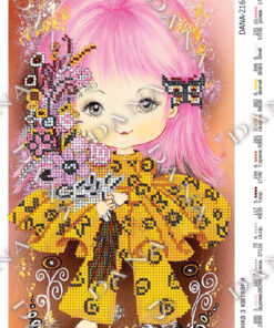 DANA2164 Broderie Fata cu florii