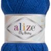 Fir Alize My Baby albastru 141, moale și fin, ideal pentru haine și accesorii de copii.