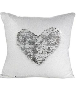 Perna cu paiete argintie 34x34cm P012