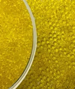 Mărgele Preciosa 10/0 cod 80010 galben transparent ambalaj angro, perlă, ideale pentru broderii mari și ateliere handmade.