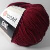 Fir YarnArt Jeans bordo 066, fin și ușor, ideal pentru amigurumi, haine de vară și accesorii handmade.