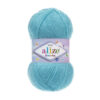 Fir Alize Şekerim Bebe turcuaz 287, moale și colorat, ideal pentru haine și accesorii pentru copii.