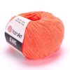 Fir YarnArt Jeans orange 061, fin și ușor, ideal pentru amigurumi, haine de vară și accesorii handmade.