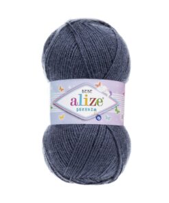 Fir Alize Şekerim Bebe albastru 141, moale și colorat, ideal pentru haine și accesorii pentru copii.