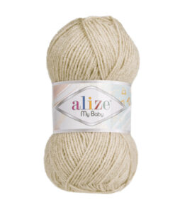 Fir Alize My Baby bej 599, moale și fin, ideal pentru haine și accesorii de copii.
