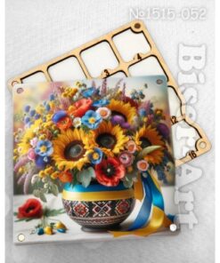 1515052 ORGANIZER PENTRU MĂRGELE VAZA CU FLORI