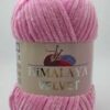 Fir Himalaya Velvet roz 90009, gros și catifelat, ideal pentru păturici, perne și jucării handmade