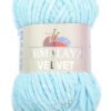 Fir Himalaya Velvet albastru 90006, gros și catifelat, ideal pentru păturici, perne și jucării handmade