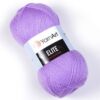 Fir YarnArt Elite violet 0223, moale și uniform, ideal pentru haine tricotate, eșarfe și păturici handmade.