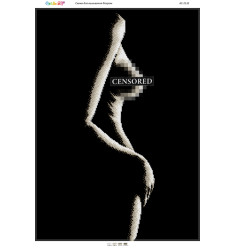 Broderie cu mărgele Siluete 7 A2 dimensiune 41,2×58,2 cm, 4 de culori, 4.168 mărgele.