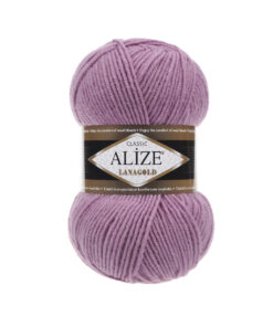 Fir Alize Lana Gold violet 028, moale și călduros, ideal pentru haine tricotate, fulare și pălării handmade