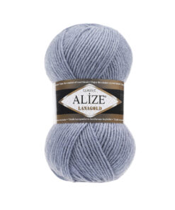 Fir Alize Lana Gold albastru 221, moale și călduros, ideal pentru haine tricotate, fulare și pălării handmade