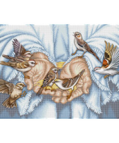 Broderie În mâinile lui Iisus – format A2, 37.584 mărgele.