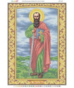 Broderie Apostol Petru – format A2, 45.550 mărgele.