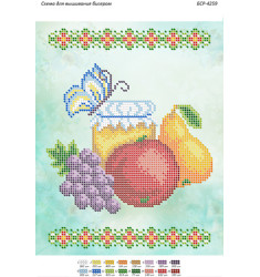 Broderie Prosop Spas – format A4, 4,225 mărgele.