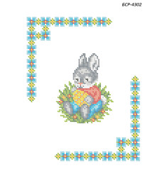 Broderie Prosop Pascal – format A4, 2,594 mărgele.