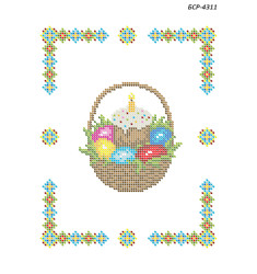 Broderie Prosop Pascal – format A4, 2,795 mărgele.