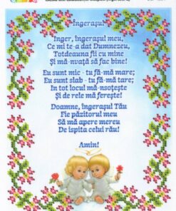 Broderie Îngerașul 2– format A4, 1,932 mărgele.