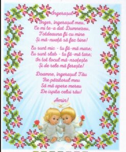 Broderie Îngerașul 3 – format A4, 1,932 mărgele.