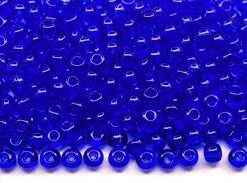 Mărgele Preciosa 10/0 cod 30050 albastru transparent ambalaj angro, perlă, ideale pentru broderii mari și ateliere handmade.