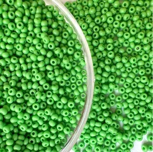 Mărgele Preciosa 10/0 cod 50060 verde lucios ambalaj angro, perlă, ideale pentru broderii mari și ateliere handmade.