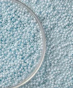 Mărgele Preciosa 10/0 cod 16236 albastru perlă ambalaj angro, perlă, ideale pentru broderii mari și ateliere handmade.