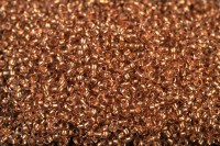 Mărgele Preciosa 10/0 cod 68105 bronz transparent ambalaj angro, perlă, ideale pentru broderii mari și ateliere handmade.