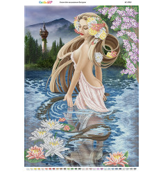 Broderie cu mărgele Zina apeiA2 dimensiune 41,2×58,2 cm, 30 de culori, 21.028 mărgele.