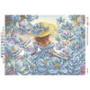 Broderie cu mărgele Domniță A3 dimensiune 27x36 cm, 22 de culori, 15.972 mărgele.