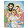 Broderie sfântA familie – format A3, 14.737 mărgele.