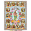 Broderie drumul crucii – format A3, 12.471 mărgele.